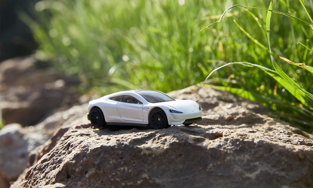 Matchbox CarbonNeutral Tesla Roadster