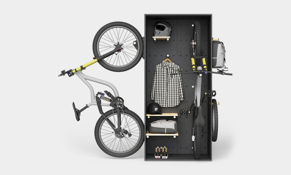This Modular Bike Storage Furniture Has Enough Space for All Your Gear