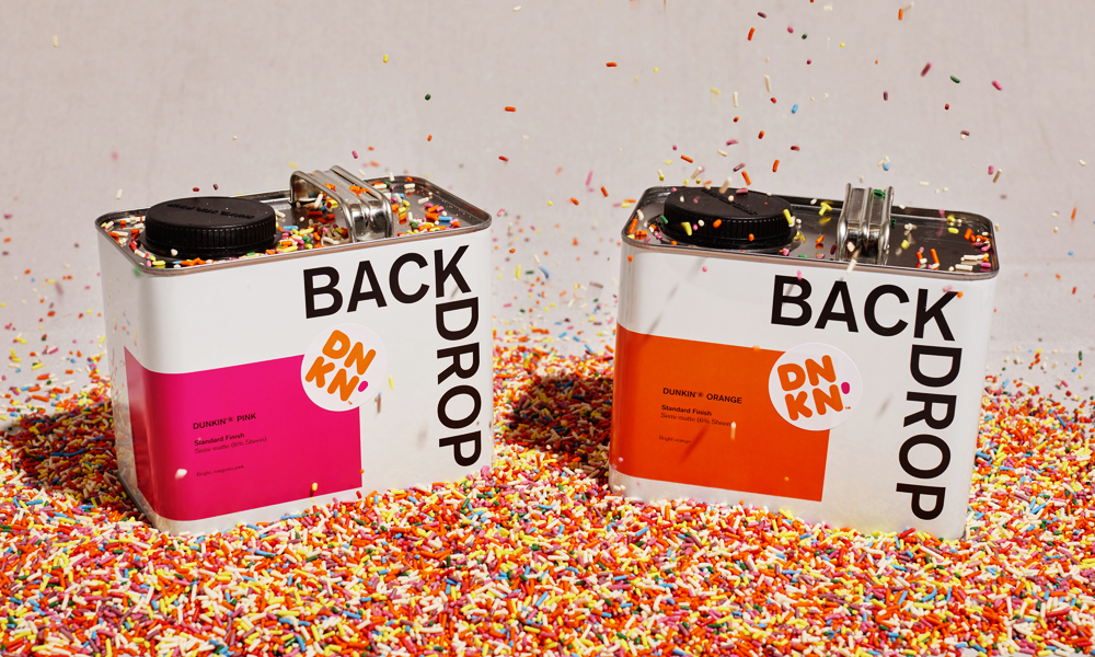 Dunkin’ Collaborates with Backdrop on Limited-Edition Wall Paint Collection