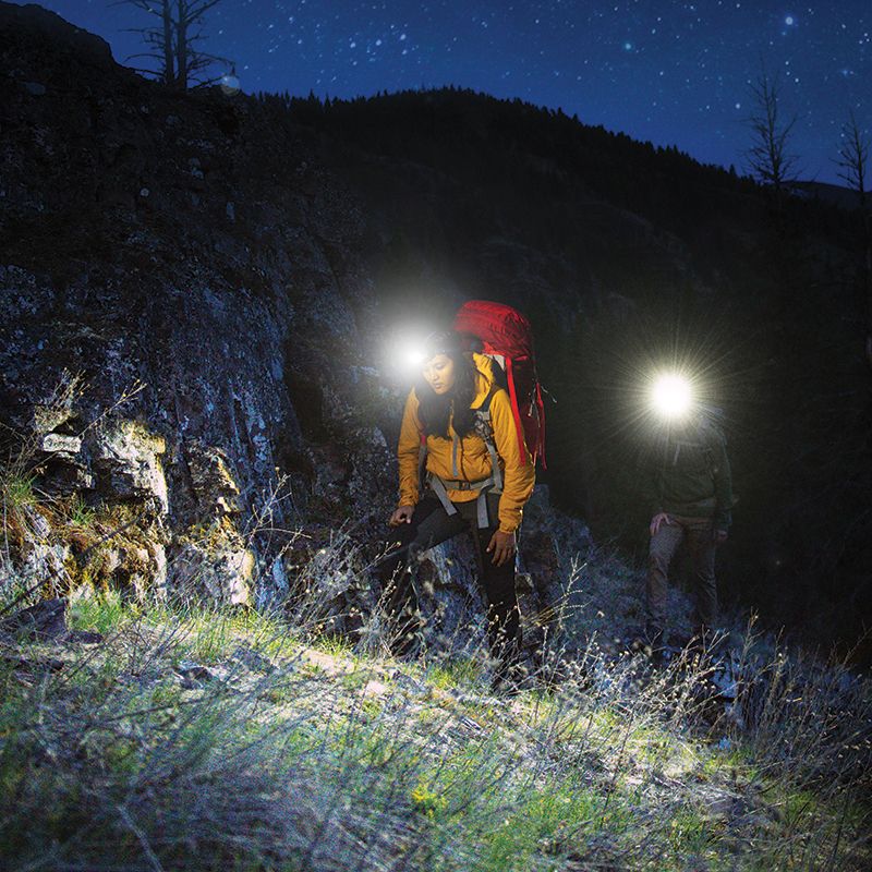 This Compact Headlamp Doubles as a Hand Held Light