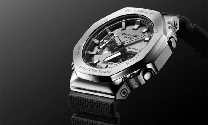 G-Shock GM-2100 Stainless Steel CasiOak