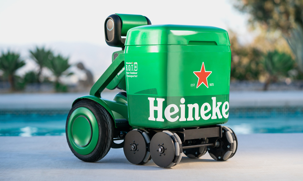 The Heineken B.O.T. Mobile Cooler Will Bring the Beer to You