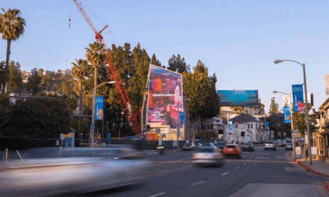 The Sunset Spectacular Digital Billboard Is a Fusion of Art, Architecture and Advertising