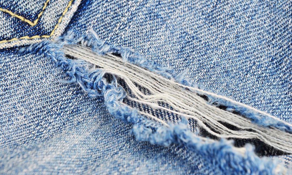 How To Fix Ripped Jeans Inner Thigh - The Easiest Method