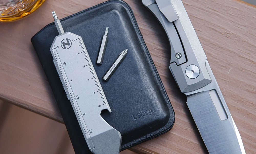 The SlideKick EDC Multi-Tool Has Internal Bit Storage