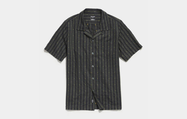 Todd-Snyder-Italian-Black-Dobby-Stripe-Camp-Shirt