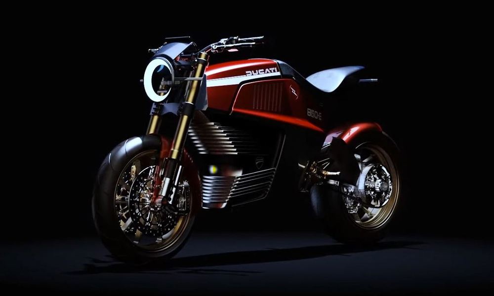 Italdesign Ducati 860-E Concept Electric Motorcycle