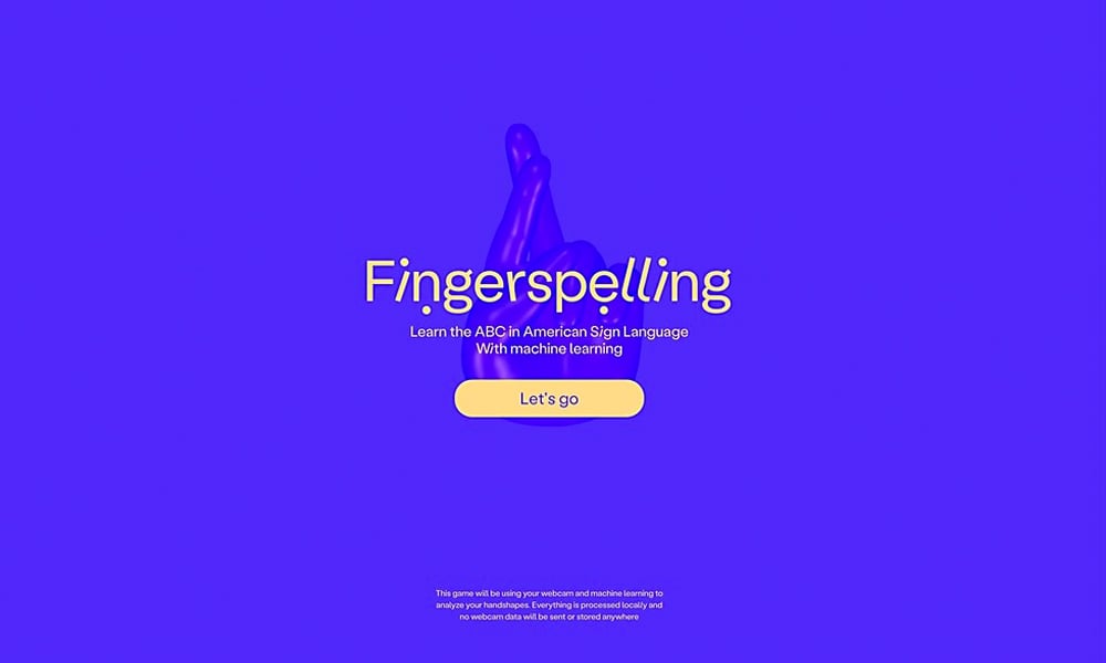 Fingerspelling Uses Machine Learning to Teach You the ABCs of Sign Language