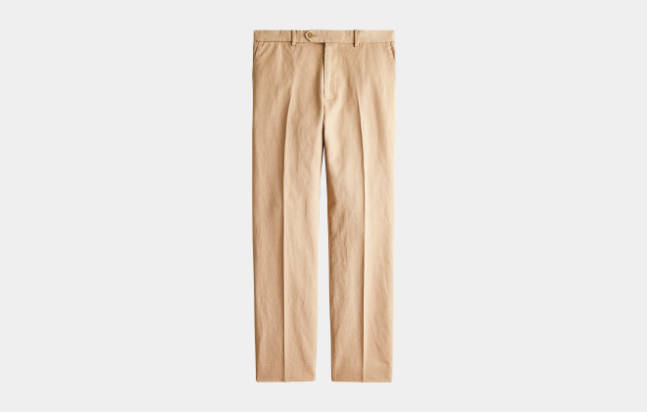 J.Crew-Garment-Dyed-Cotton-Linen-Chino-Suit-Pant