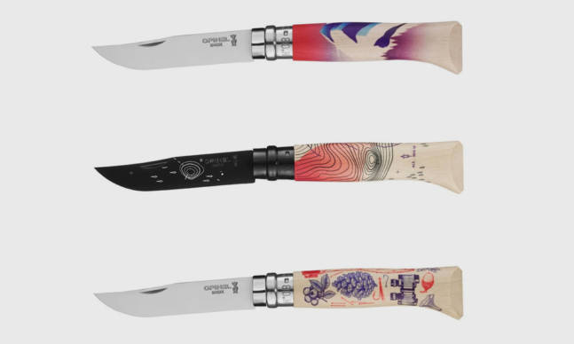 Opinel Limited Edition Artist Series No. 08 Escapade Folding Knives