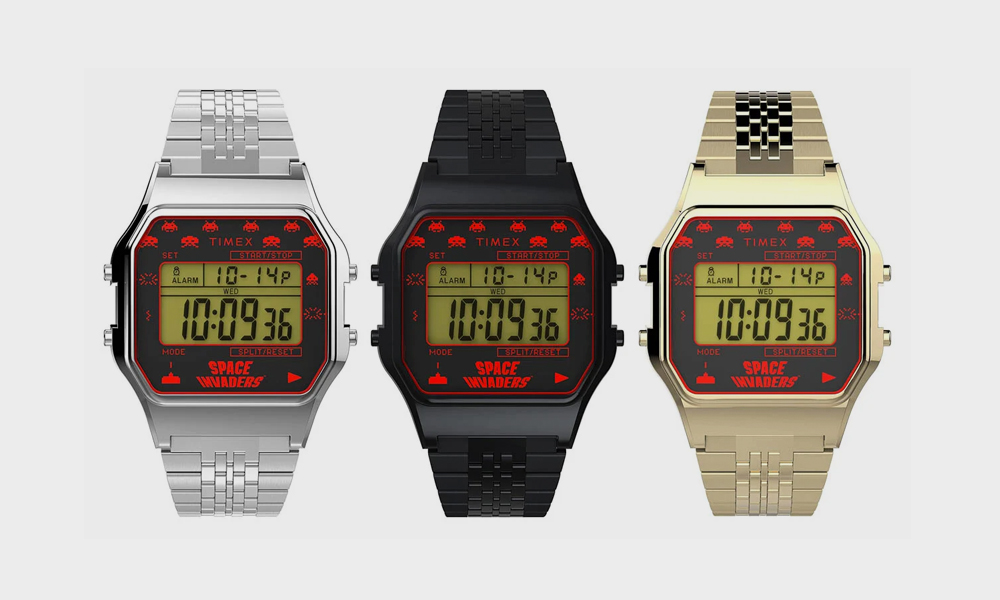 Timex T80 x Space Invaders Retro Watch