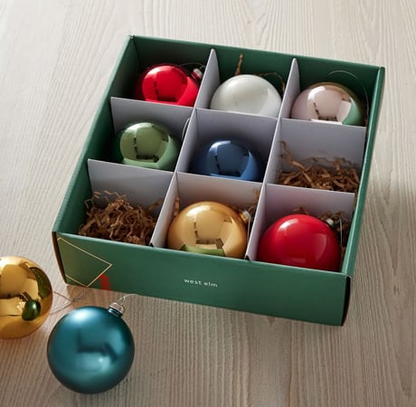 Glass Ball Ornament Set