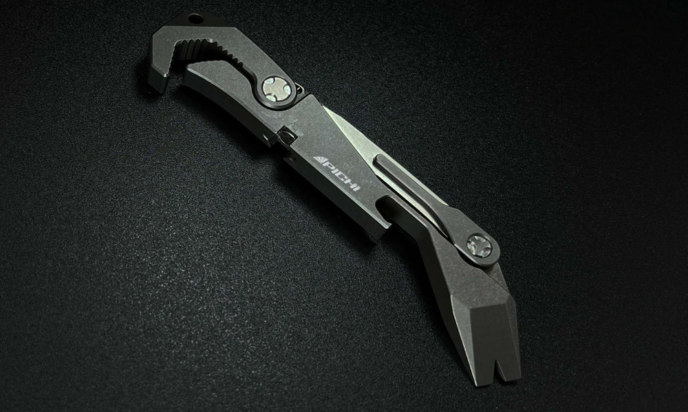 The Pichi X2 Titanium Multi-Tool Includes an Adjustable Wrench