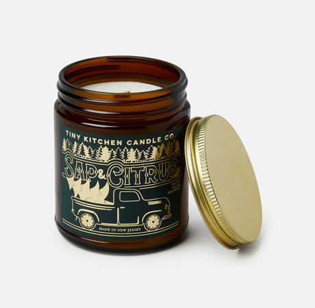 Tiny Kitchen Candle Co. Sap and Citrus Candle 