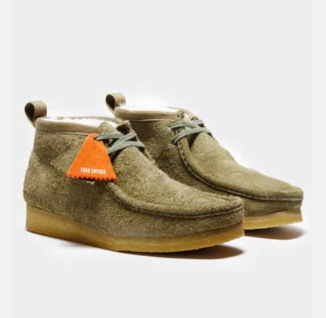 Todd Snyder X Clarks Shearling Wallabee