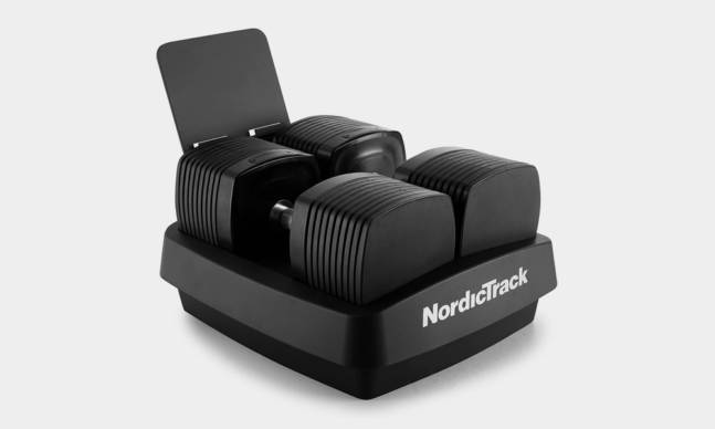 NordicTrack iSelect Adjustable Smart Dumbbells Can Be Controlled With Alexa
