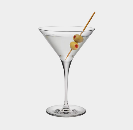 Nude Glass Vintage-Inspired Martini Glasses
