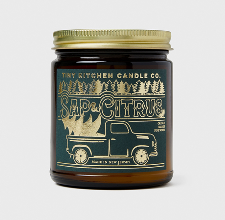 Tiny Kitchen Candle Co. Sap and Citrus Candle 