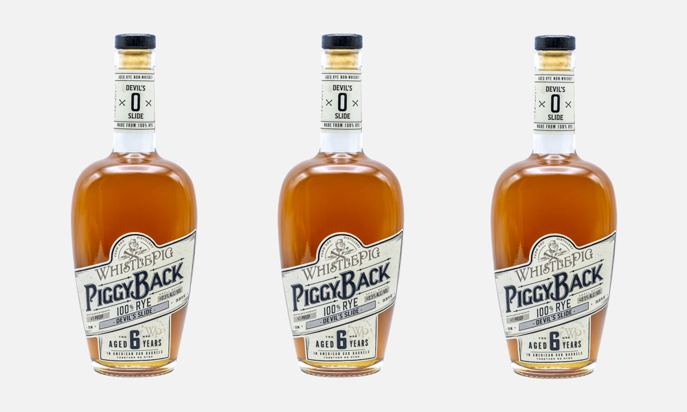 WhistlePig Releases Non-Alcoholic PiggyBack Devil’s Slide Rye Aged Non-Whiskey
