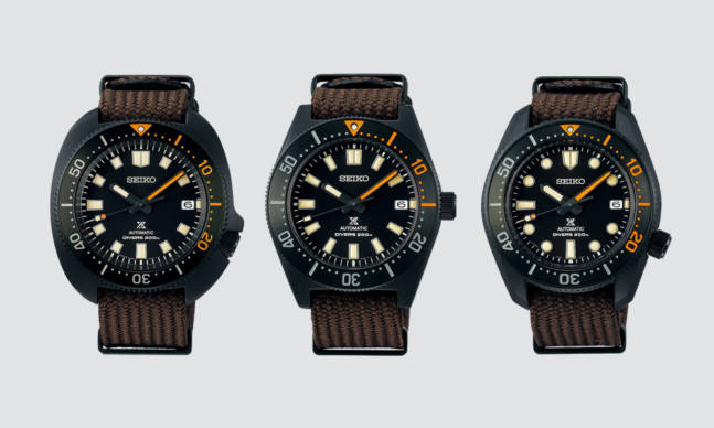 Seiko Prospex Black Series Dive Watches