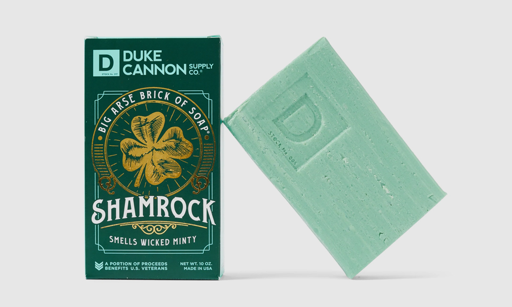 Duke Cannon Shamrock Soap Collection