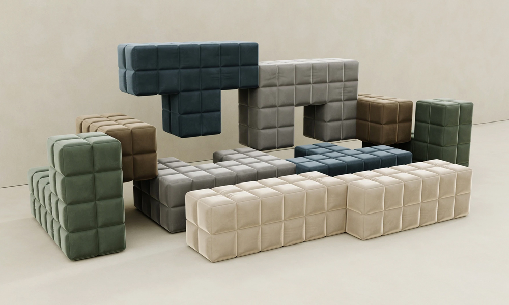The Tetris Couch by Sarah Hayat