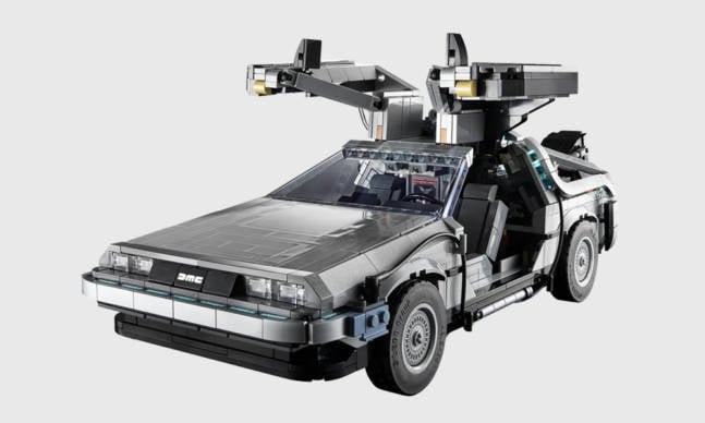 Back to the Future DeLorean LEGO