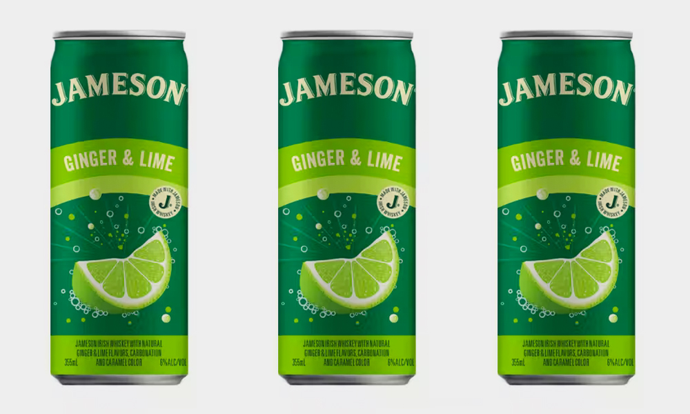 Jameson Ginger Ale & Lime Canned Cocktail