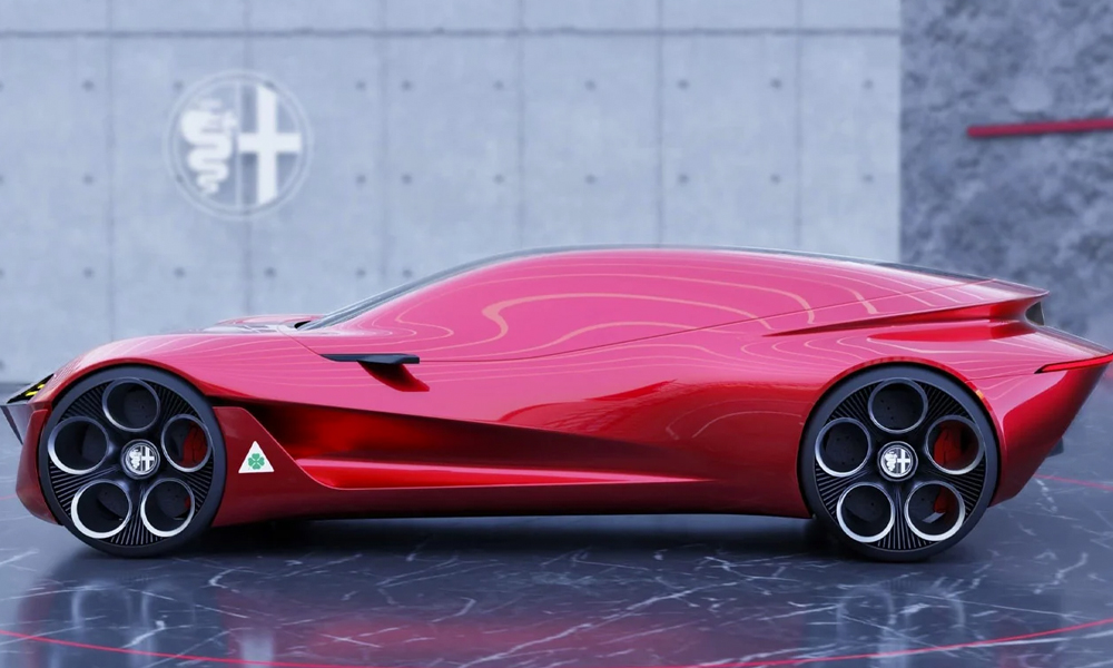 Alfa Romeo Supercar Concept by Klaus Dahlenkamp
