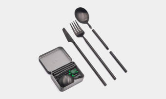 Outlery-Portable-Reusable-Stainless-Steel-Travel-Cutlery-Set-Black