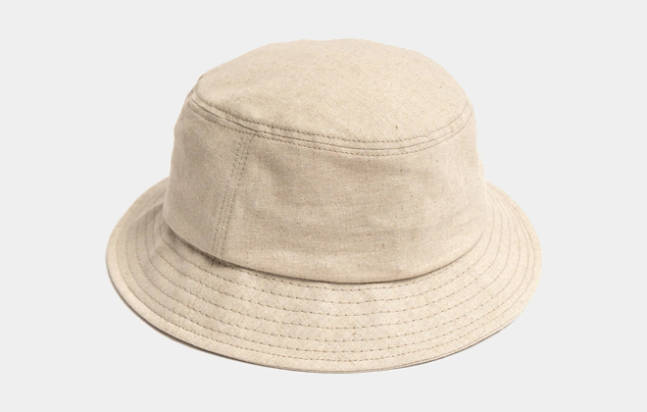 American-Trench-Cotton-Linen-Bucket-Hat