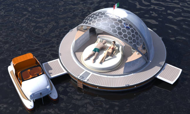 Float on the Ocean in the Pearlsuite, a Luxury Hotel Room on the Water