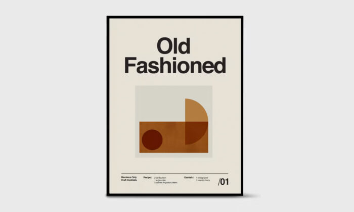 Sandgrain Studio Old Fashioned Poster