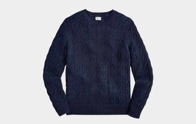 Plaited-Linen-cotton-Cable-knit-Sweater