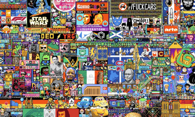 The Communal Reddit r/place Mural Has Been Recreated on Minecraft