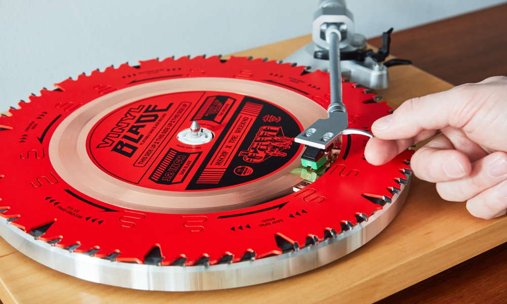 The Weeknd’s “Out of Time” Single Is Available on Vinyl as a Saw Blade