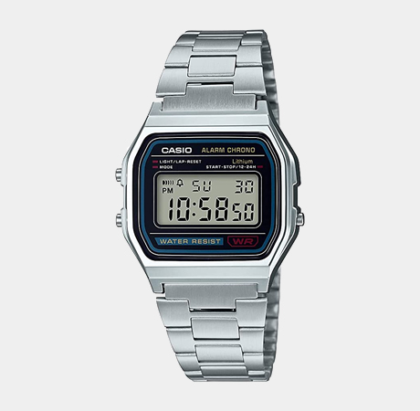 Casio Stainless Steel Digital Watch