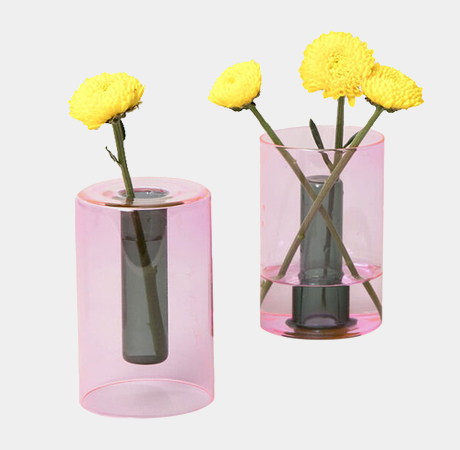 Reversible Bud Vase in Pink