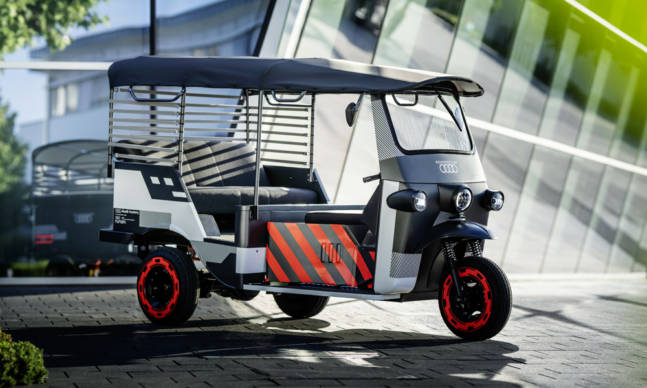 Electric Rickshaw Uses Old Audi E-Tron Batteries