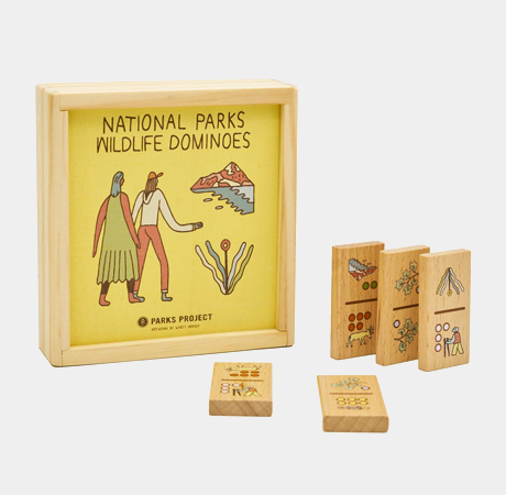Our National Parks Wildlife Wooden Dominos Set