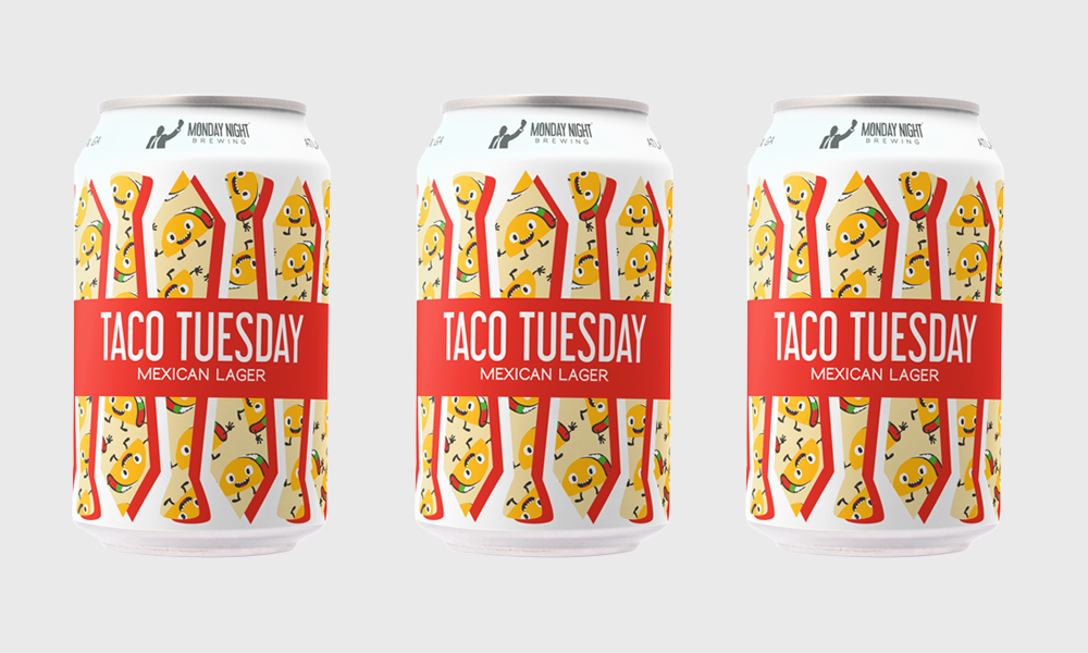 Taco Tuesday Beer Glasses set of 12 