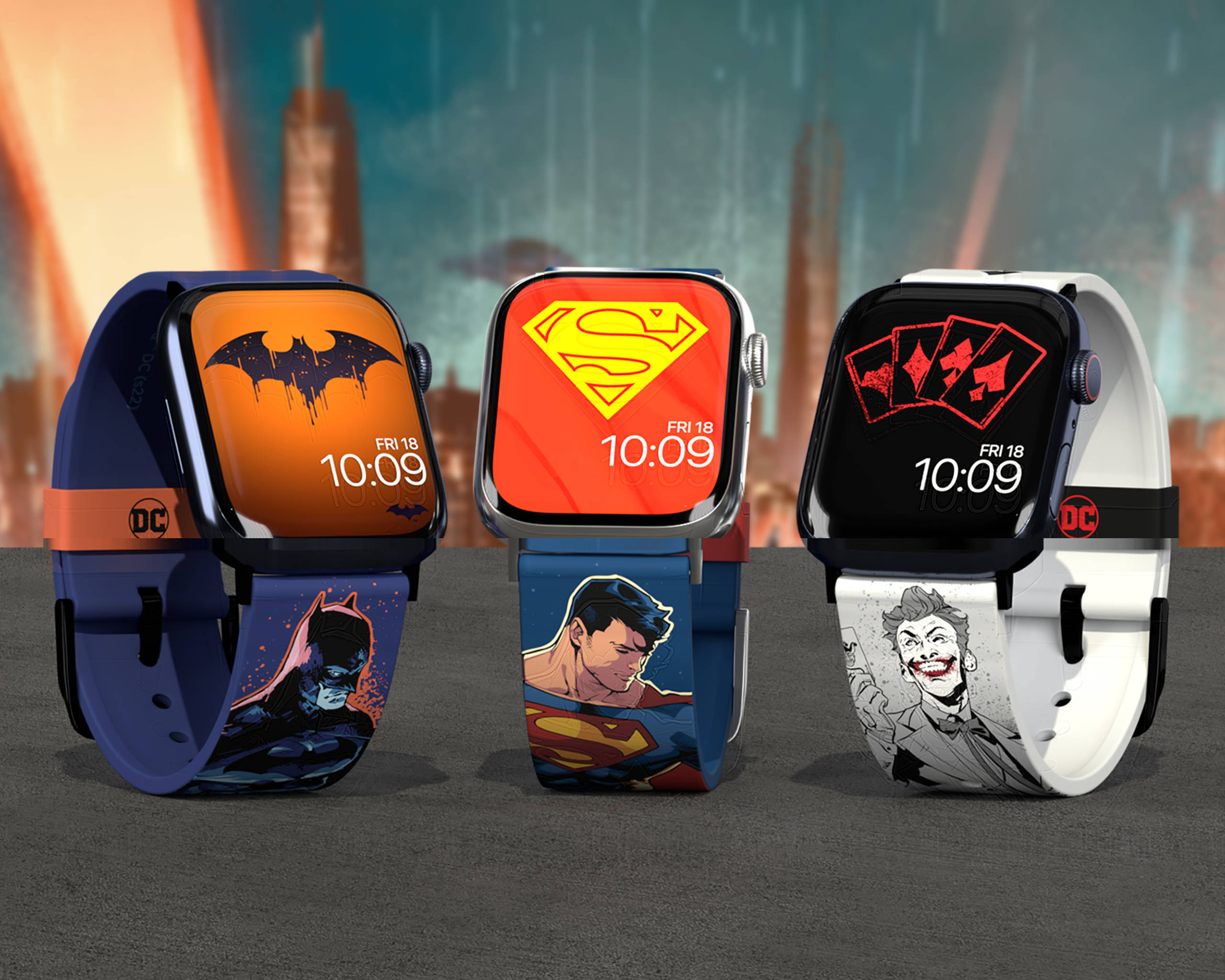 Put Your Favorite DC Characters on Display With These Stylish MobyFox Smartwatch Bands