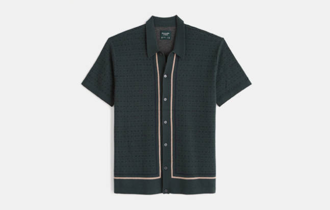 Abercrombie-Mens-Geometric-Button-Through-Sweater-Polo