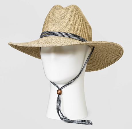 Goodfellow Wide Brim Straw Panama Hat