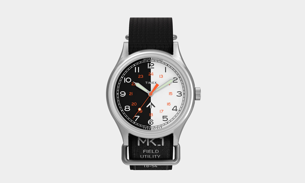 Timex x Todd Snyder MK1 Black + White Watch