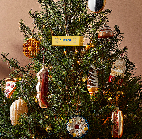 Cody Foster Vintage-Inspired Food Ornaments