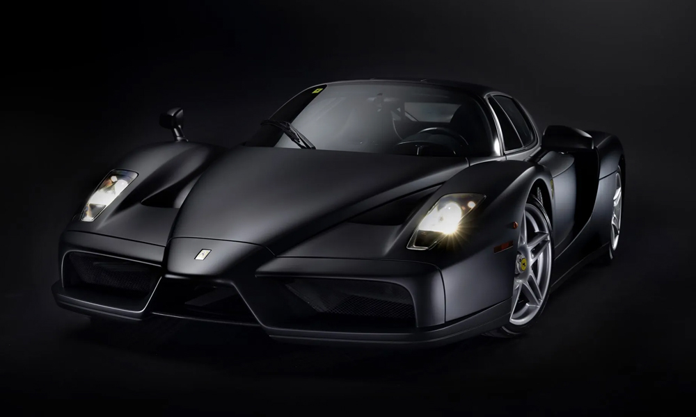 You Can Own This Rare Triple Black Ferrari Enzo