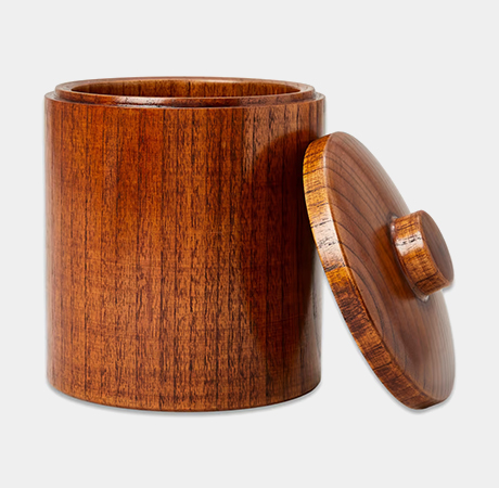 Final Touch Solid Wood Ice Bucket 