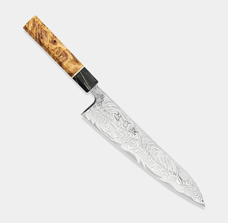 Gyuto Swirl Damascus Knife