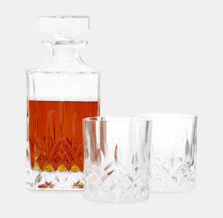 Viski-Admiral-3-Pc-Decanter-Set